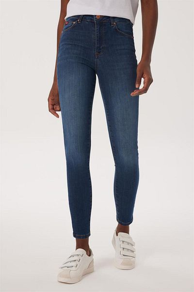 Lee Cooper بنطلون جينز نسائي - جامي لورين أزرق متوسط