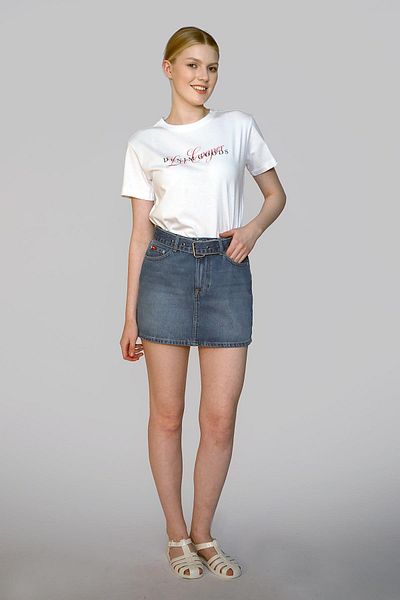 Lee Cooper Morcella Γυναικεία 100% βαμβακερή τζιν φούστα