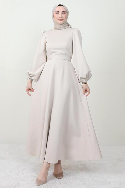 Ronay Modest Dress Stone