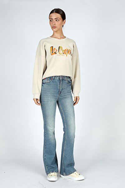 Lee Cooper بنطلون جينز نسائي مستقيم 251 LCF 121024 LUNA SPENCER LIGHT