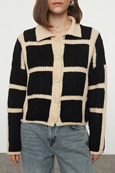 Trendyol Collection Pletený svetr z měkkého kamene - Twoaw25hi00334