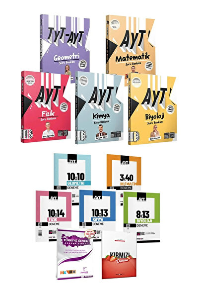Marka Yayınları 2025 Benim Hocam Ayt Sayısal Video Çözümlü Soru Bankası Seti - Denemeler