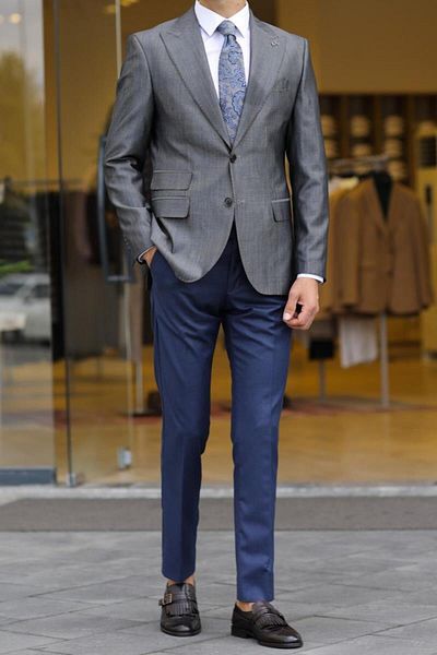 Kadir Büyükkaya Ανδρικό μπουφάν Slim Fit Μοντέρνας Ποιότητας - KAV5025W