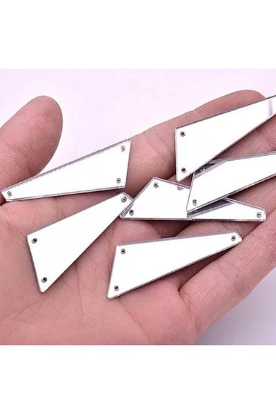 YENİ HEDİYELİK DÜNYAM Φτιάξτε το δικό σας κολιέ - 3cm 50 Τεμάχια Ακρυλικό