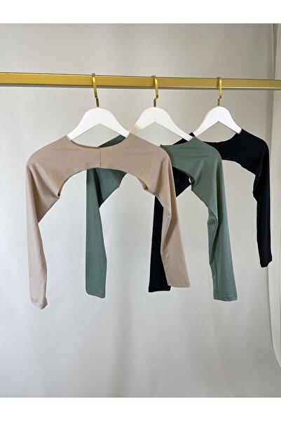 two in sis Μακρυμάνικο κολάρο λαιμού Hijab