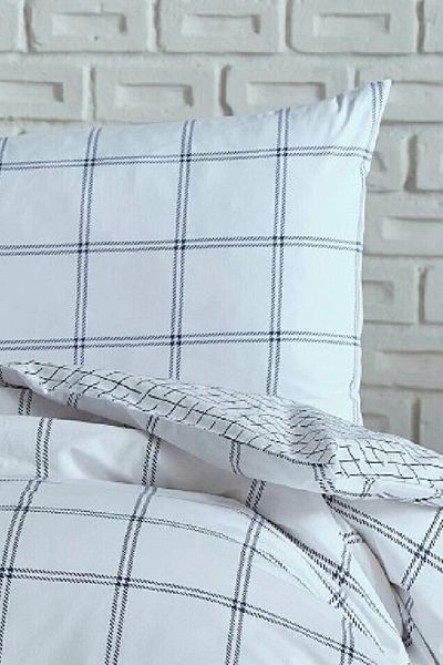 Doqu Home Calm White Single Festival Duvet Cover Set