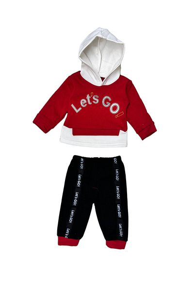peki baby&kids Winter Cotton Letsgo Hooded Baby Set - Add 5 Pay 4, Gift 14882