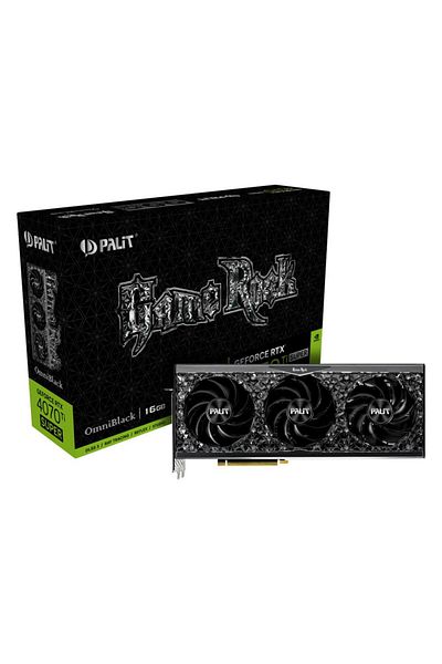 PALIT Nvidia Geforce Rtx4070ti Super Gamerock Omniblack 16GB 256Bit GDDR6x Graphics Card - Ned47ts019t2