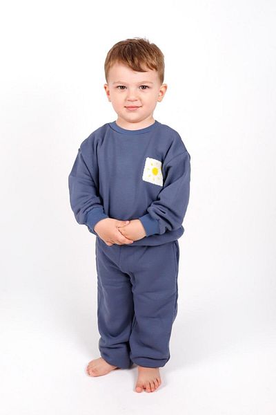 Le Mabelle Anthracite Punch Embroidered Tracksuit Set - Phoebe