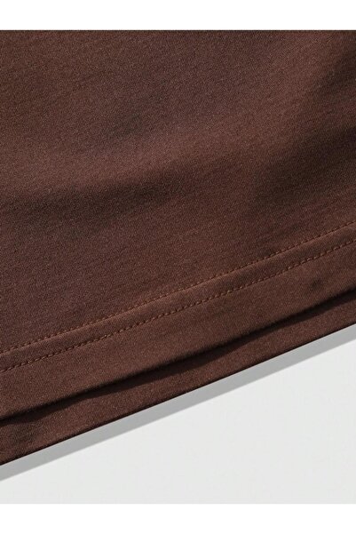 Altamira Ανδρικό μπλουζάκι με ανάγλυφο εμπριμέ Brooklyn - Καφέ