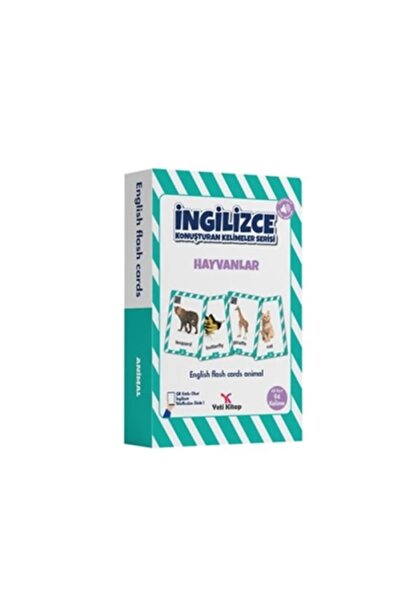 yeti kitap İngilizce Kelime Kartları Hayvanlar
