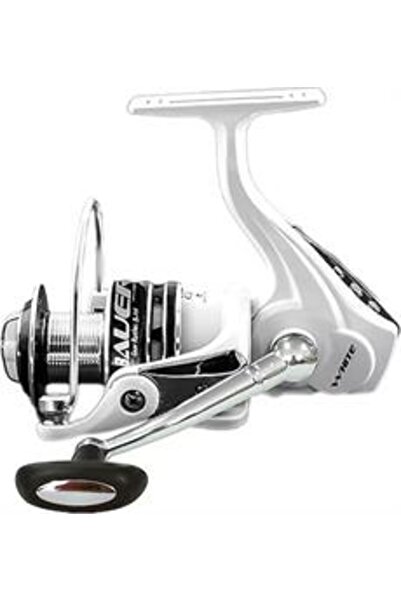 BAUER ماكينة صيد السمك ذات الرأس المعدني الأبيض 40 (WHT40)