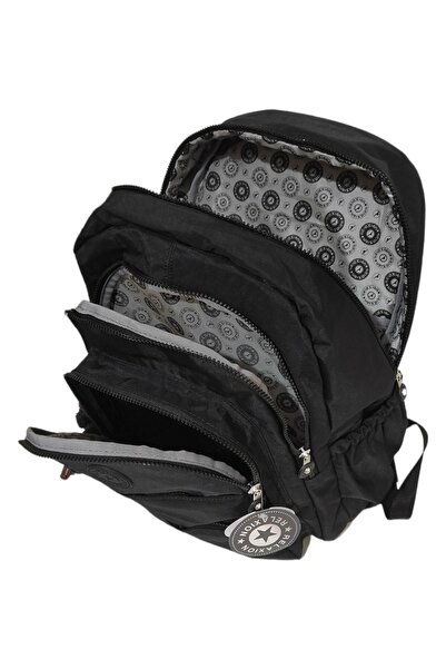 Relaxion 1625 Crinkle Black Backpack