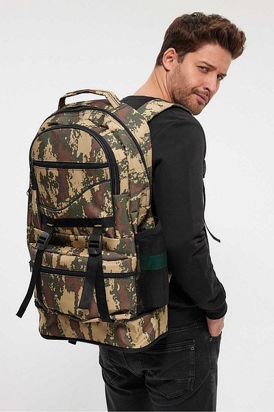 OBAY LİFE Kamuflážní voděodolný batoh Bellows Mountaineer Camping Travel Earthquake Soldier