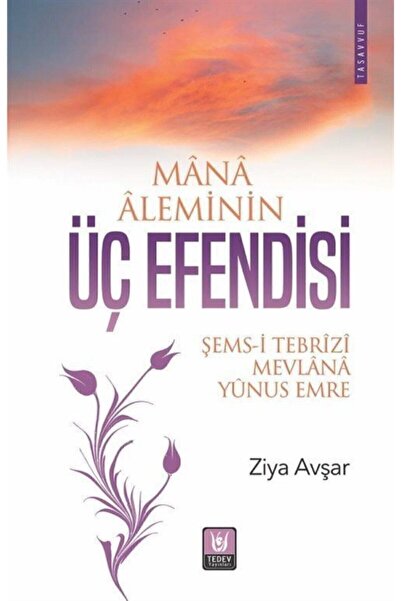 Türk Edebiyatı Vakfı Yayınları Mana Aleminin Üç Efendisi & Şems-i Tebrîzî, Me...
