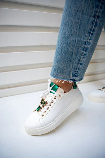 LAMİNTA Pantofi sport Winx Green Halin Sole 4cm - Detaliu Charm