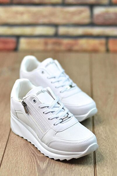 Zerenyus Zippered High Sole Orthopedic A Quality Women's Sneaker