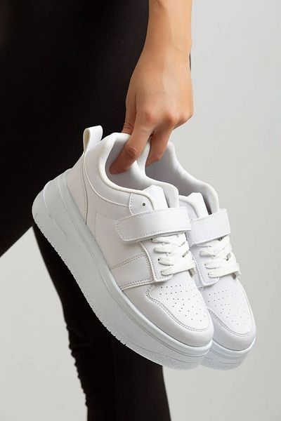 Zerenyus Pantofi sport de damă - pantofi ușori, eleganti, cu velcro, cu talpă înaltă