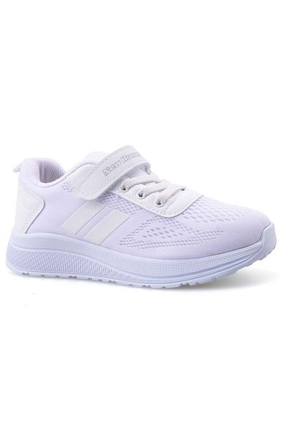 Özay ayakkabı Adidași pentru copii cu dungi albe - casual