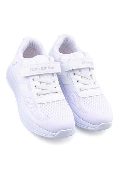 Özay ayakkabı Adidași pentru copii cu dungi albe - casual
