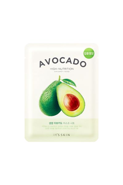 It's Skin Avocado Colored Face Care Mask - Avocado Sheet Mask