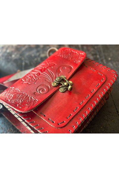 zarif atölye Шкіряна сумка з велосипедним принтом