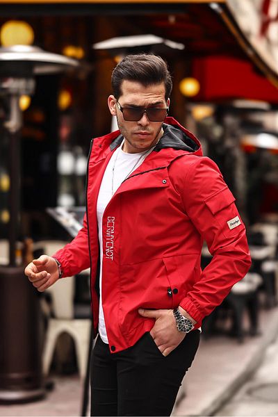 ByTrend Αθλητικό ύφασμα Lycra με τσέπες με μανίκια εμπριμέ Αδιάβροχο εποχιακό PLDP 2968_60262-1