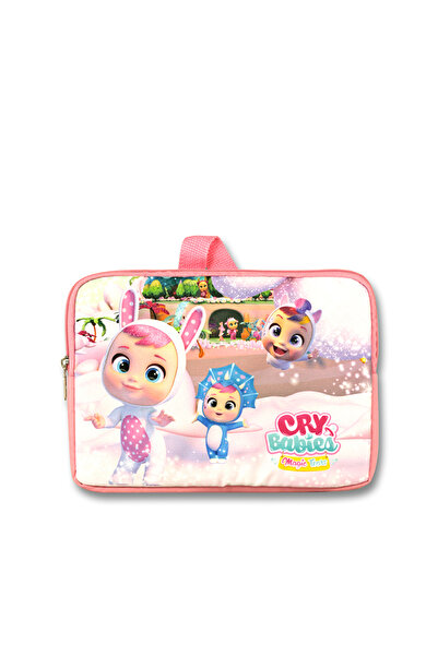 ÜMİT ÇANTA 10'' / 11'' Inç Uyumlu Cry Babiess Lisanslı Desenli Ipad Çocuk Tab...