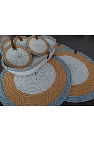 home decors by özlem طقم شاحن تقديم أمريكي مكون من 4 قطع مكون من 9 قطع، قاعدة...