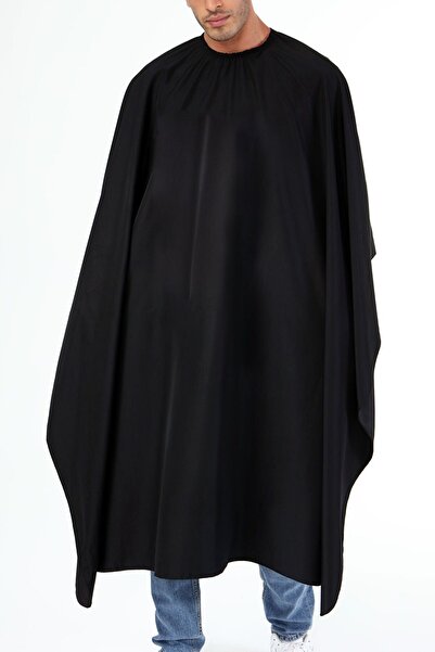 ayobi Önlük Berber Önlüğü Kuaför Önlüğü Traş Önlüğü Penuar Kesim Önlüğü Siyah...