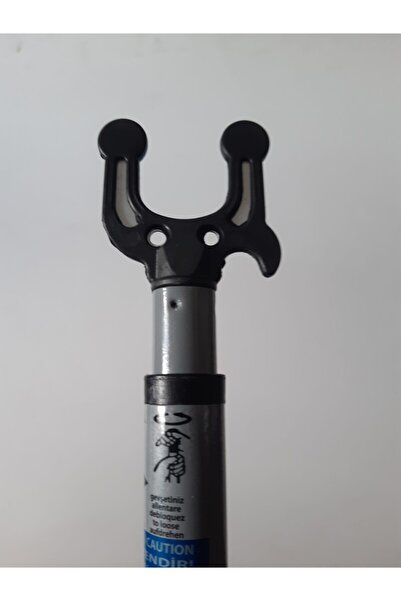 sosto Askı Sopası Gri, Mağaza Tekstil Sopası, Kıyafet Indirme Sopası Teleskopik (KAPALI 1 MT AÇIK 2MT)