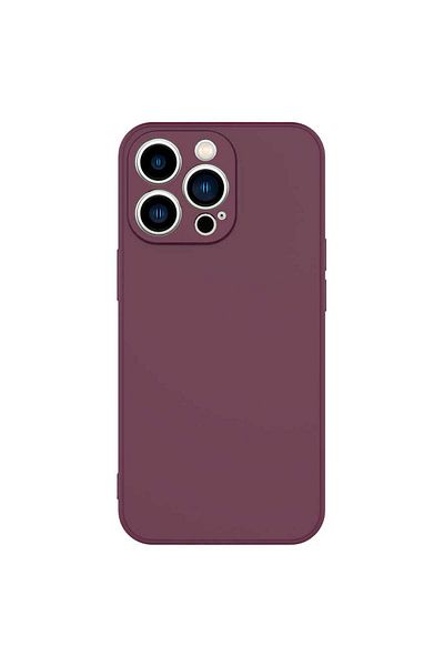 Hatreds Apple iPhone 13 Pro Max Compatible Colorful Silicone Case with Velvet Camera Protection