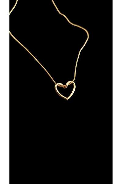 GÜRLER Bujiteri Içi Boş Kalp Kolye