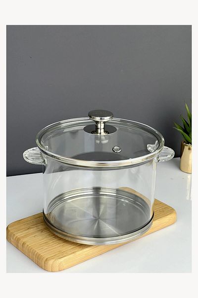 AROW Gusto 4-Liter Glass Pot with Induction Base