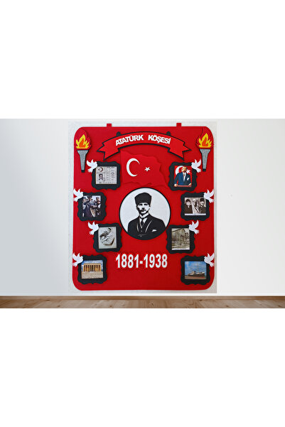 elifletasarim Atkp11 Atatürk Köşesi Panosu Zeminli (KEÇEDEN EĞİTİM MATERYALİ)