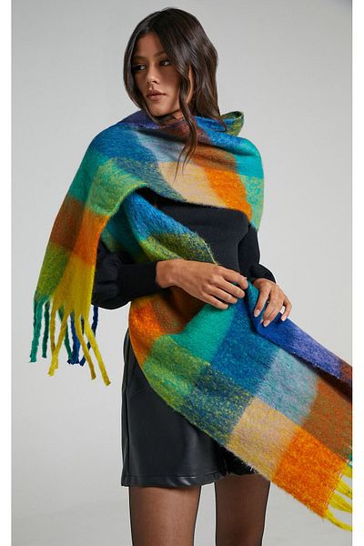Goldmine Eșarfă Boucle moale premium unisex