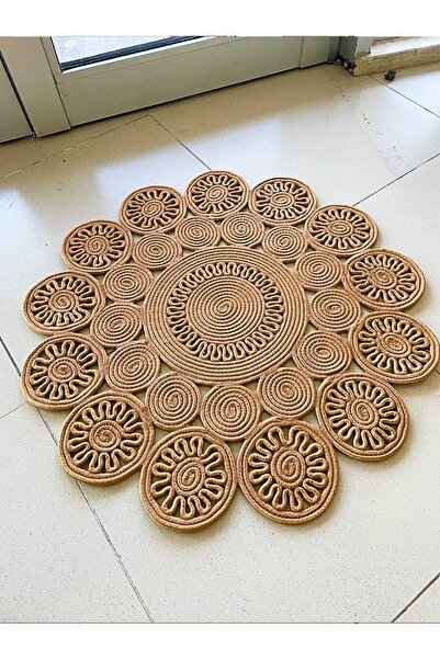 Genel Markalar Trikot Papatya Model Kilim Paspas Natural