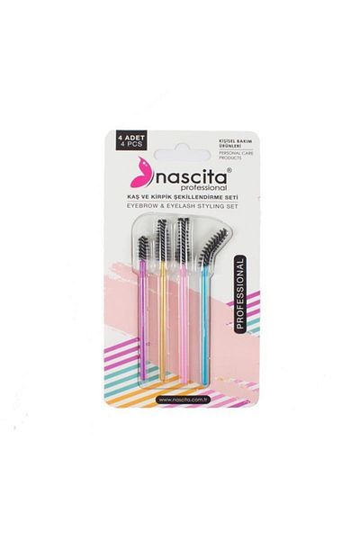 nascita مجموعة تشكيل الحواجب والرموش 4 قطع