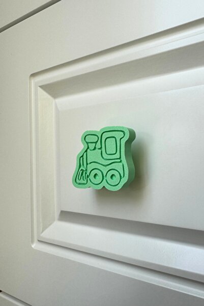 Pomerol Mâner verde pentru dulap - Mâner distractiv și durabil pentru dulapur...