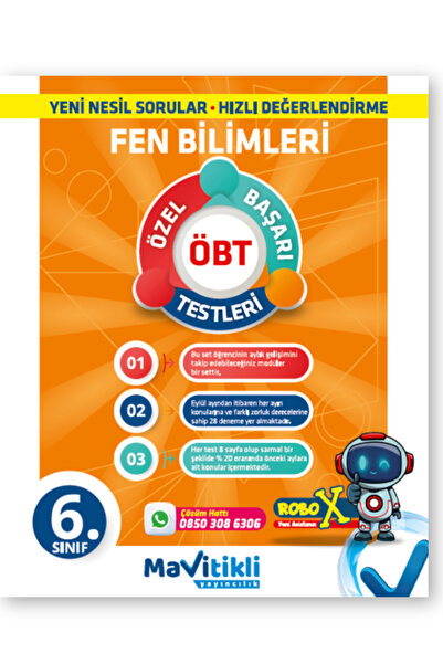 Mavitikli Yayıncılık 6.SINIF FEN ÖZEL BAŞARI TESTLERİ-ÖBT