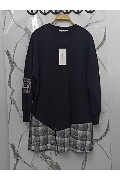 Puane Asymmetric Cut-Out Crew Neck Women's Tunic - 10572