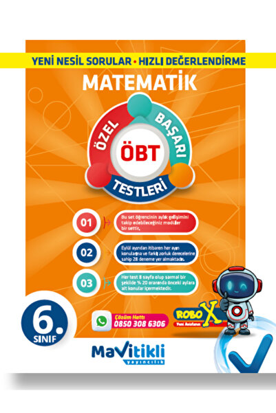 Mavitikli Yayıncılık 6.SINIF MATEMATİK ÖZEL BAŞARI TESTLERİ-ÖBT