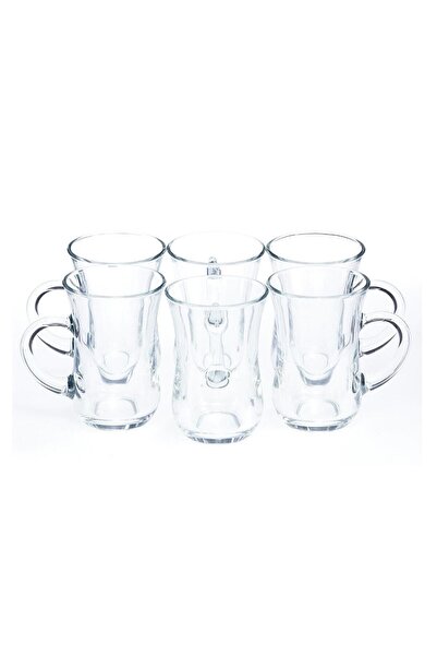 Paşabahçe G4u Lina 6'lı Çay Bardağı Kulplu