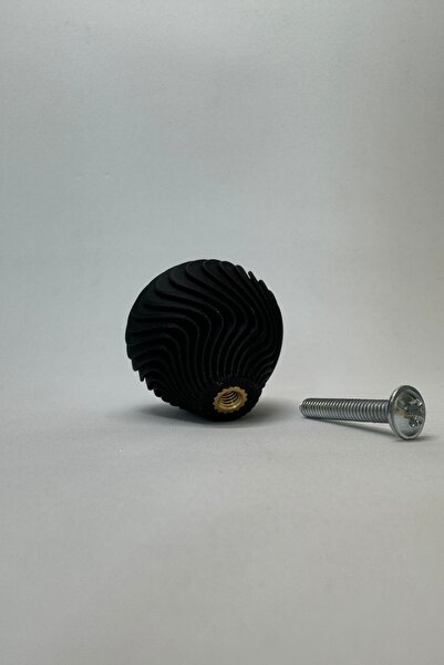 Pomerol Siyah İnci Şık Dolap Kulpu – Minimalist ve Modern Tasarım Mobilya Kulpu