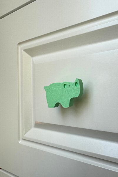 Pomerol مقبض خزانة وحيد القرن الأخضر - مقبض أثاث ديناميكي ومتين لغرفة الأطفال...