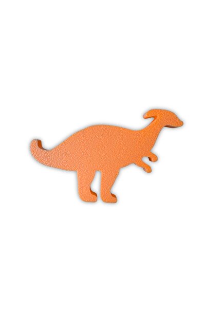 Pomerol Orange Dino2 Cabinet Handle - Modern and Cute Furniture Handle for Children's Room, Kitchen and Bathroom
