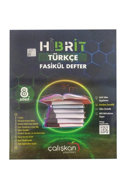 Çalışkan Yayınları Çalışkan 8 Sınıf Türkçe Hibrit Fasikül Defter