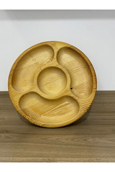 Smyak Luxury Pine Snack Bowl Breakfast Decorative Presentation Plate 28X26