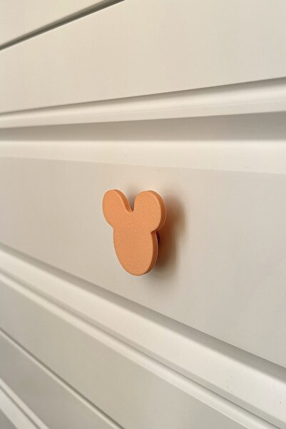 Pomerol Mâner portocaliu pentru dulap - mâner modern, elegant și durabil pentru mobilier pentru camera copiilor, bucătărie și baie, DH