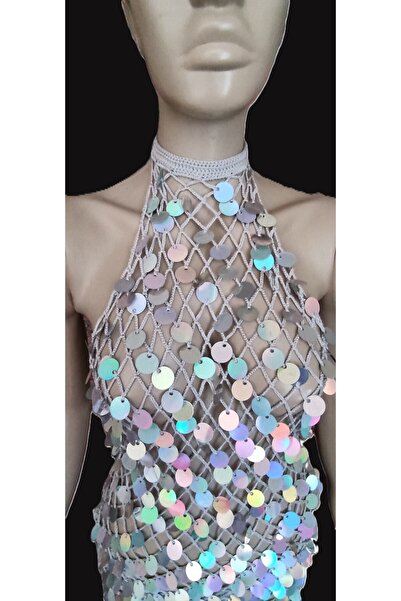 Freya Design Pullu Kısa File Elbise